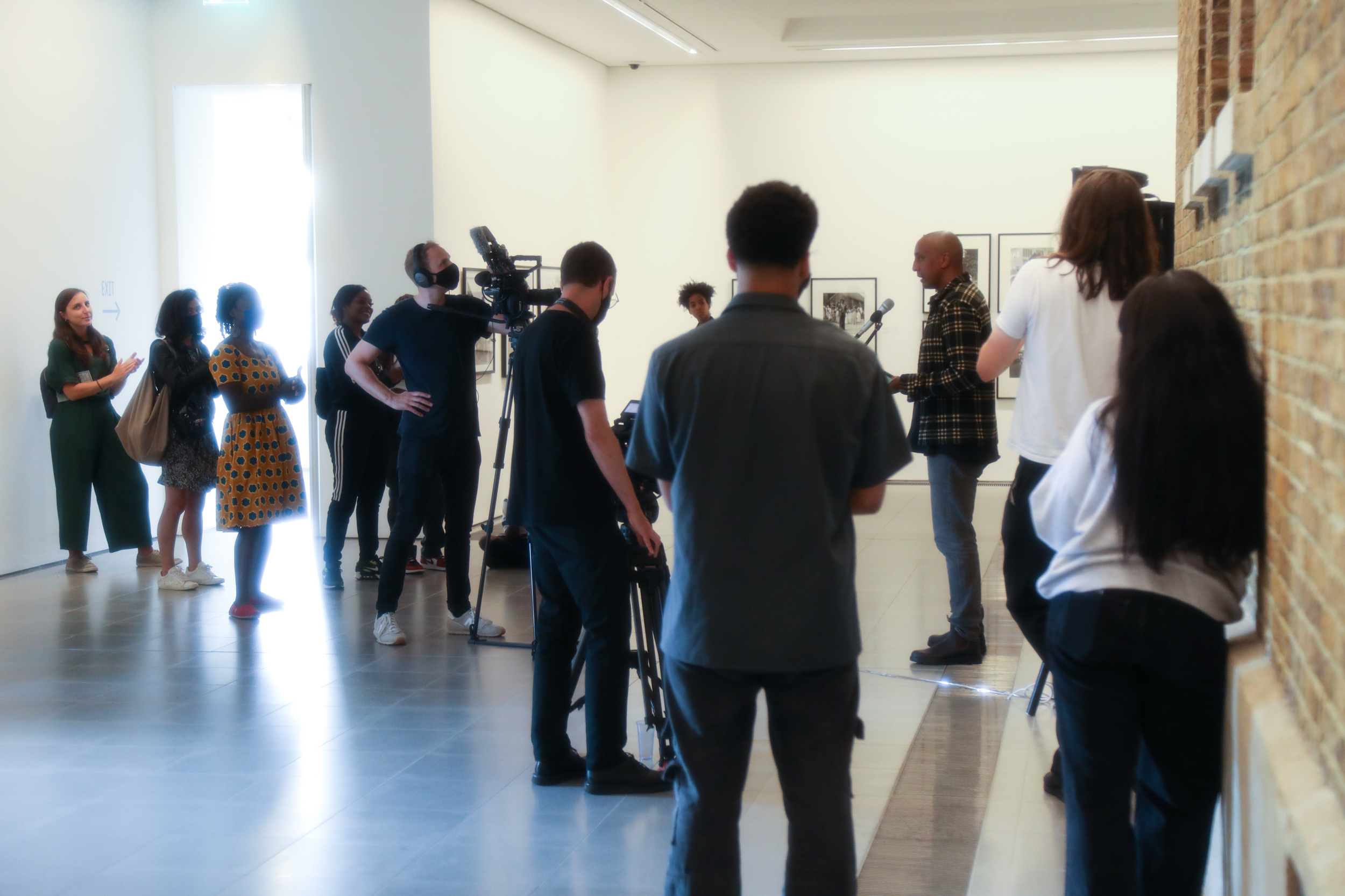 Samatar Elmi reasing at the Serpentine Gallery